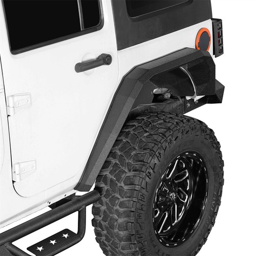 Textured Steel Rear Fender Flares Wheel Liners For 2007-2018 Jeep Wrangler JK - Bild 3 von 16
