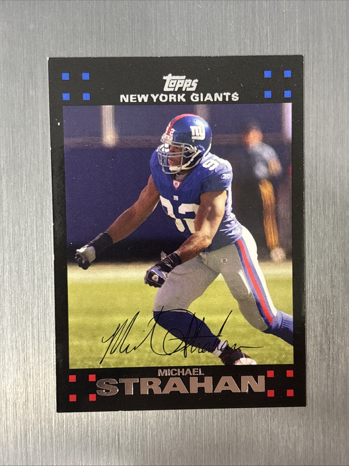 2007 Topps Football Card #260 Michael Strahan - New York Giants - HOF