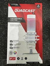 Hyperx Quadcast Customizable Lighting S Usb Microphone White /