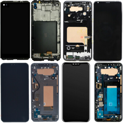 For LG V20 V30 V40 V50 Display LCD Touch Screen Digitizer Replace Part+Frame Lot
