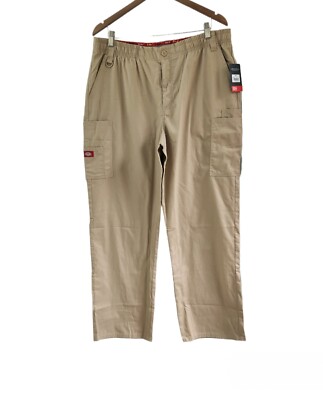 Dickies Every Day Scrubs Medical Khaki Beige Cargo Pants Mens