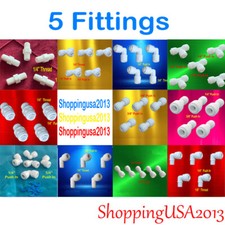 5 Pcs Fitting Quick Connect Push In Thread Male Connector Water Filter System