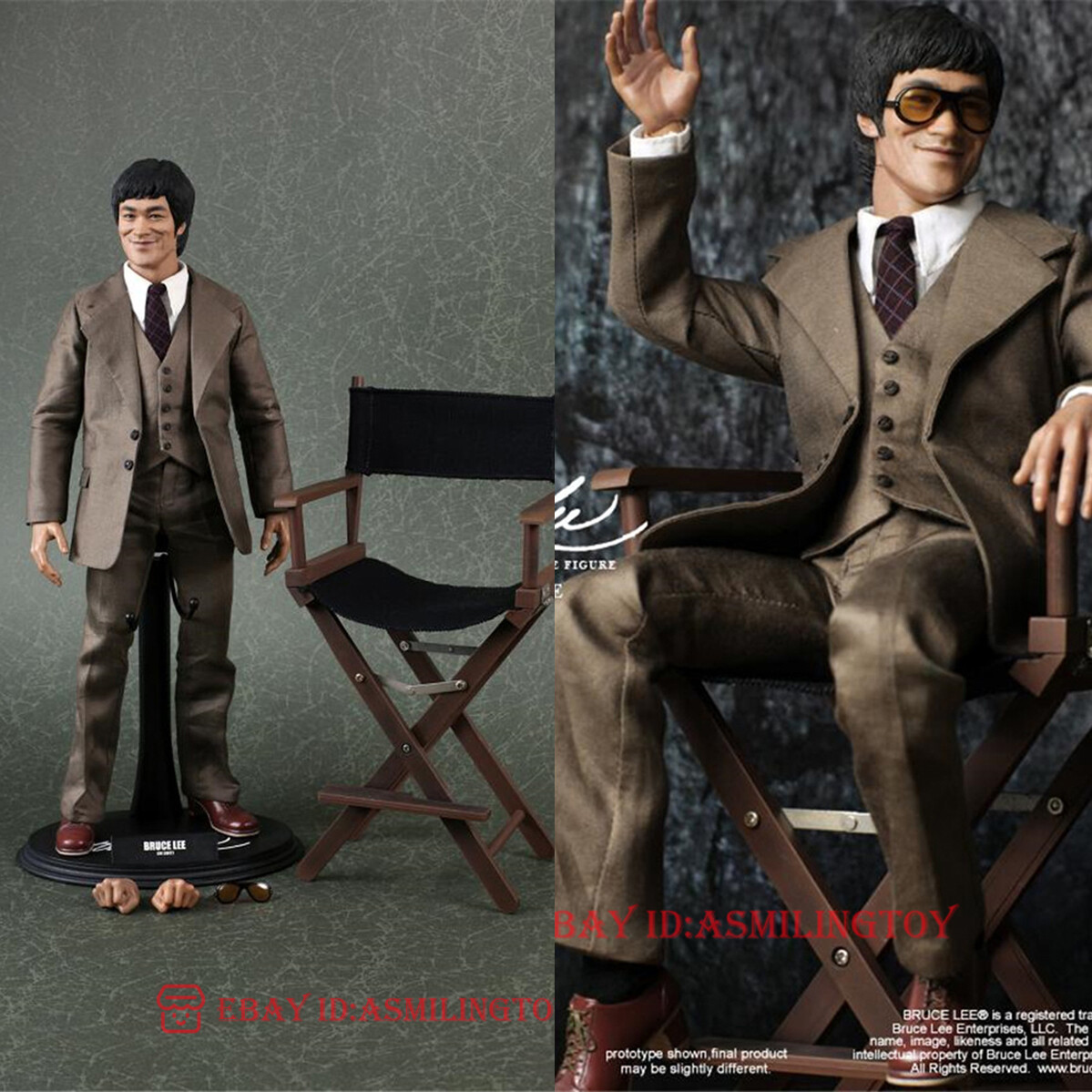 1/6 Hot Toys HT MIS11 Bruce Lee Collectible Figure IN Suit Ver