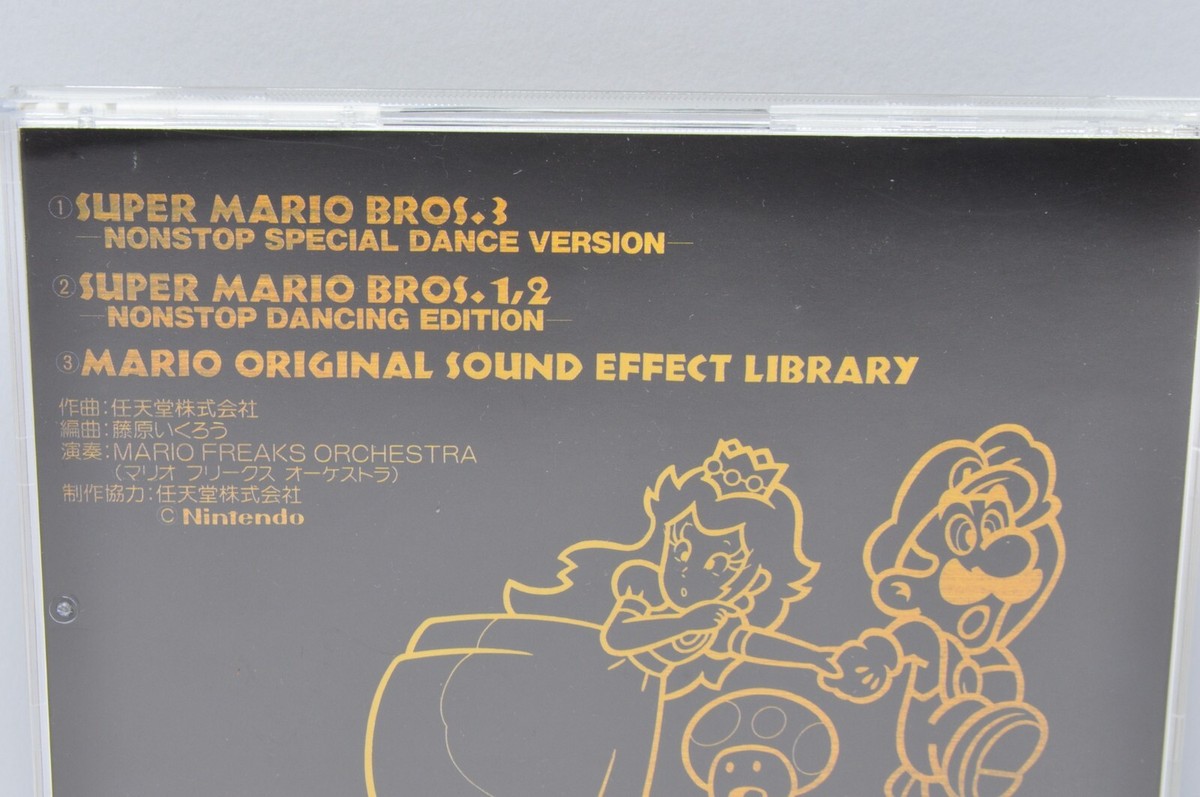 CD SUPER MARIO BROS. 1.2.3 Hop Step Jump Soundtrack Nintendo