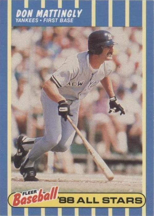 1988 Fleer Baseball All Stars - Don Mattingly #23 - 1 of 1