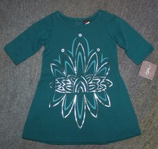 Tea Collection Toddler Girls Green Dress - Size 2 - NWT