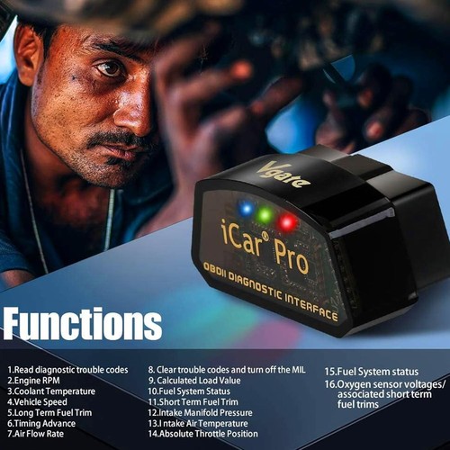 Vgate iCar Pro Bluetooth 3.0 for Android Adapter OBD2 Diagnostic Scanner Reader - Picture 3 of 8
