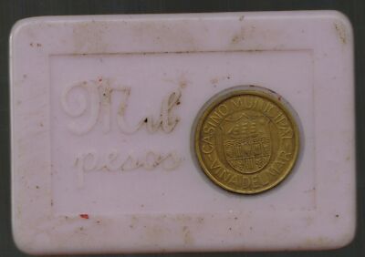 Chile Chip Casino Viña del Mar $1.000 with medal 