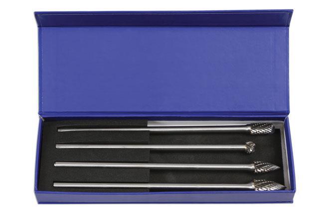 Laser 6988 Tungsten Carbide Burr Set 4pc