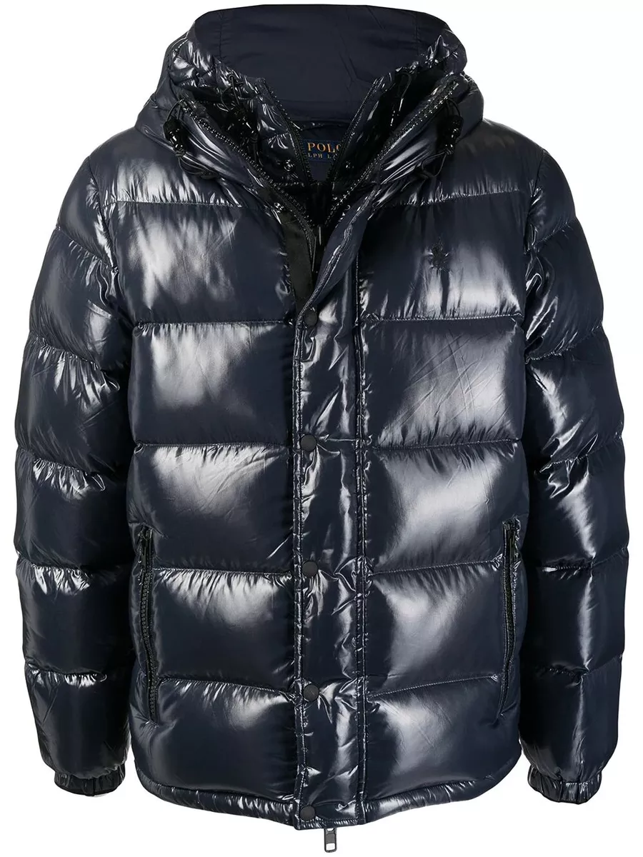 Polo Ralph Lauren Men's Layered Down Padded Coat Jacket in Navy SZ.Small  NWT$498