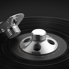 Aluminum Alloy LP Vinyl Turntable Record Weight Non-Slip Disc Stabilizer 107g