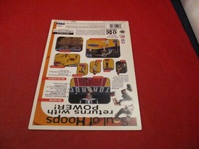 NBA Live 98 Sega Saturn Vidpro Promotional Display Card ONLY 