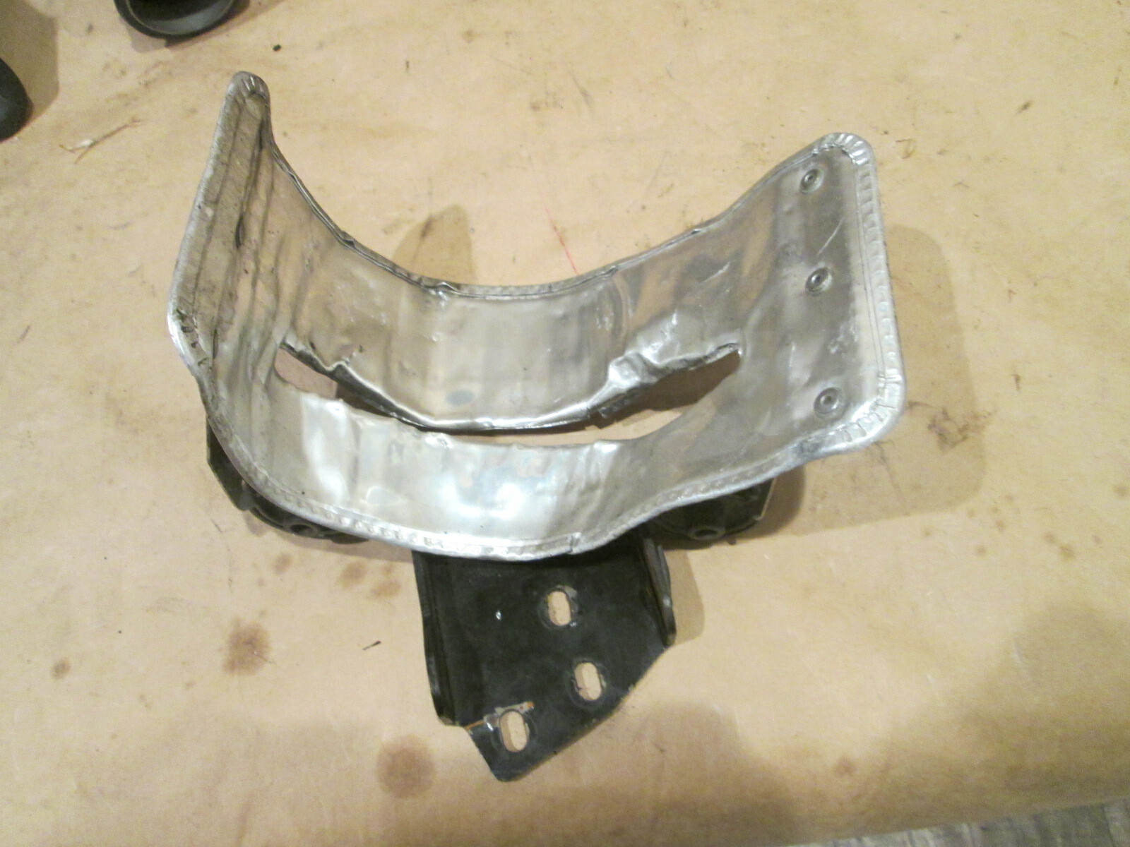 Ferrari 488 LH Exhaust Cat Bracket With Shield - P/N 305310