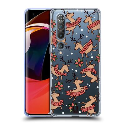 HEAD CASE DESIGNS CHRISTMAS DOODLES SOFT GEL CASE FOR XIAOMI PHONES