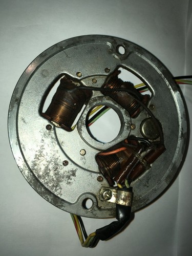 Yamaha DT175/TY175 new points, used OEM reedcage, clutch actuator&stator - Foto 4 di 12