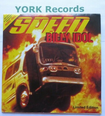 BILLY IDOL - Speed **POSTER SLEEVE** - Ex Con 7'' Single Arista 74321 223477