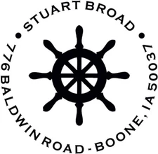 Custom Water Sports Embosser-Personalize with Name & Address -Hand-Held Embosser