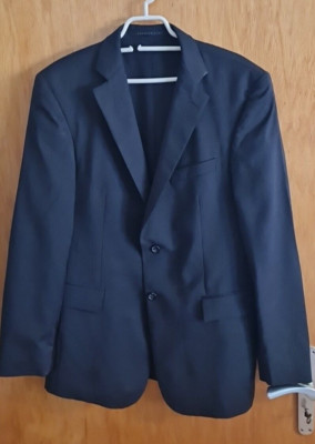 Strellson Mancini  Sakko Jacket Größe 50, schwarz gestreift, 2 Knöpfe