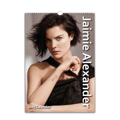 Sexy Jaimie Alexander 2026/27  Personalised Calendar | Choose start month