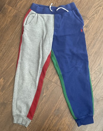 Polo Ralph Lauren Color Blocked Jogger Pants Boys Medium 10/12