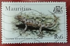 TIMBRE MAURITIUS NACTUS SERPENSINSULA DURRELLI RS6