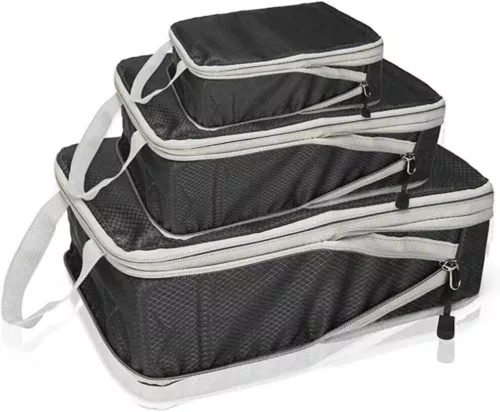 Packing Cubes Travel Pouches Luggage Organiser Bag Suitcase Clothes Storage Bag - Picture 17 of 35