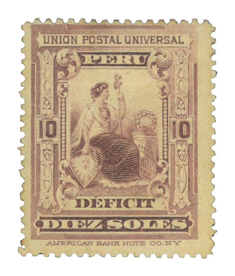 Pre-Decimal Mint Hinged Peruvian Stamps