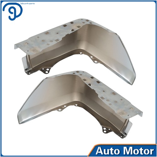 Driver and Passenger Side For 2014-2021 Toyota Tundra Rear Bumper End Set Chrome - Picture 10 of 23