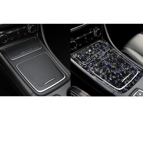 Genuine Carbon Fiber Center Console Panel Trim for Benz 2013-2018 W176 A-Class - Picture 12 of 32