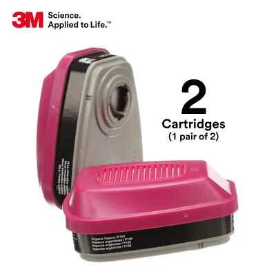 3M 60921 Organic Vapor P100 Replacement Combination Respirator Cartridge Filter - Image 1 of 4