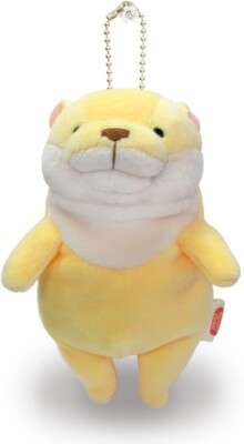 Shinada Global Otter Plush Mochi-KawaUso Yellow Mini (New, Sealed)