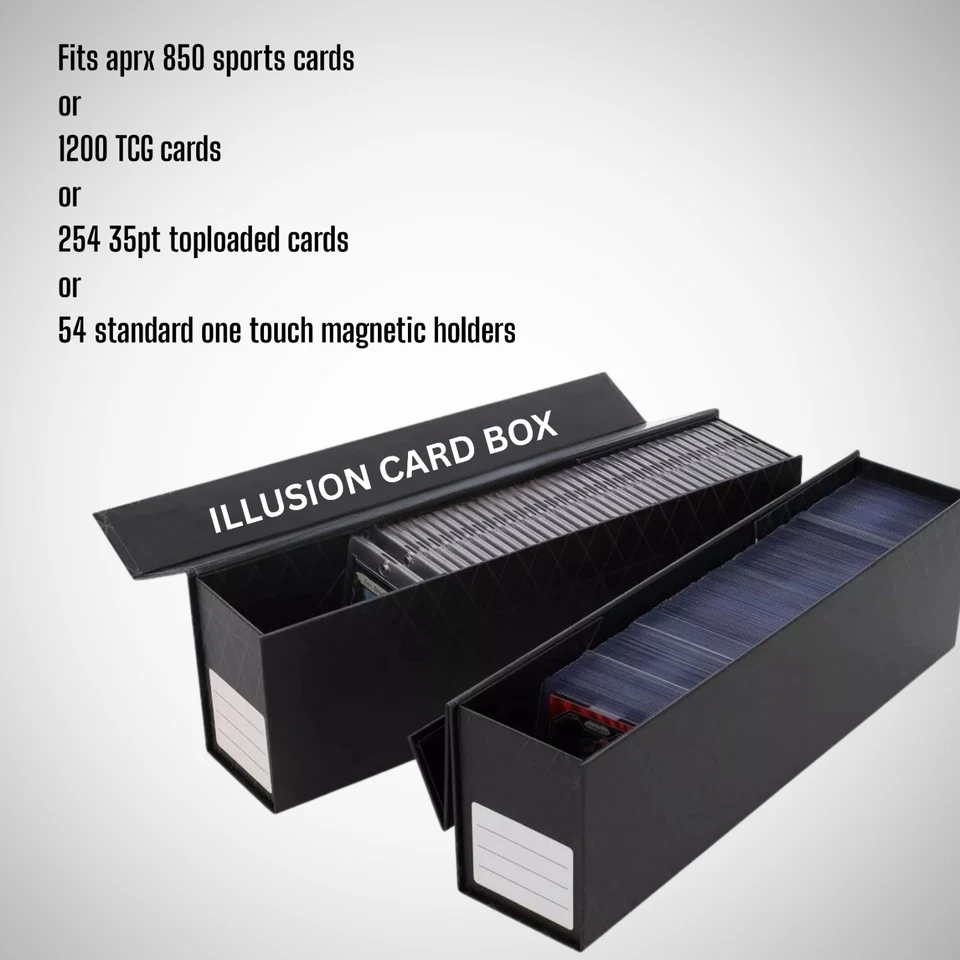 Trading Card Storage Boxes - Fits Magnetic Closure & Top loaders, Pack of 3 - Image 4 of 4