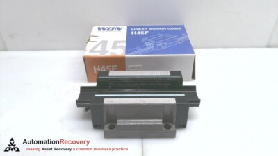 WON H45F, LINEAR BEARING / LINEAR GUIDE SLIDER, NEW #309256