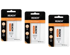 Reach Dentotape Waxed Dental Floss with Extra Wide Cleaning Surface for Large...