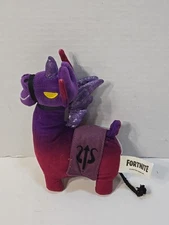 Fortnite Dark Llamacorn 7" Plush Llama Unicorn Sparkly Wings