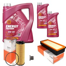 MAHLE Inspektionspaket 7L MANNOL 5W-30 Energy Premium f�r BMW X5 M50d 5er