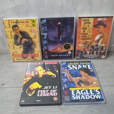 Hong Kong Legends DVDs x5 Kung Fu Cinema Martial Arts Jet Li Jackie Chan Cinema