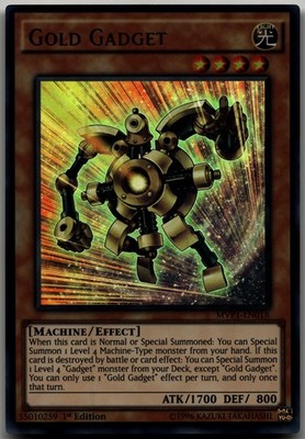 Gold Gadget Ultra Rare The Dark Side of Dimensions Movie Pack MVP1-EN018 LP