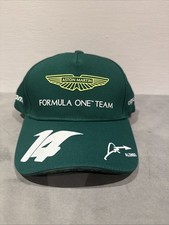 Image of Aston Martin F1 Team Alonso #14 Hat Green Formula One Racing Cap One Size NWT
