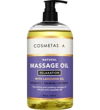 Cosmetasa Lavender Relaxation Massage Oil - 8.8 oz./260ml EXP-08/2026