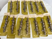 National Lock Cabinet Pulls V6383-4A Vintage Antique Brass Lot Of 13 NEW