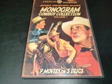 Monogram Cowboy Collection Vol. 1 DVD Johnny Mack Brown Western Warner Archive 
