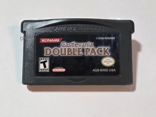 CASTLEVANIA DOUBLE PACK Nintendo Game Boy Advance GBA Tested Authentic Cart Only
