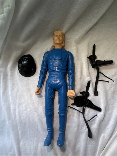 1968 Marx Johnny West General Custer Fort Apache Fighters Blue Figure Accessorie