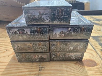 CMON Song of Ice Fire Miniature Game Greyjoy Lot New Sealed