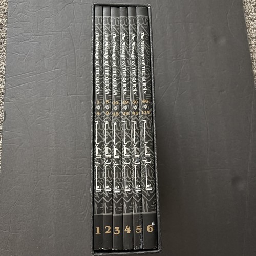 Message of The Qur'an Paperback 6 Volumes Set Box Muhammad Asad Islam 2003 Quran - Picture 2 of 7