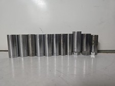 Vintage Craftsman 3/8" Drive 11pc Standard 6pt Deep Socket Set Made in USA