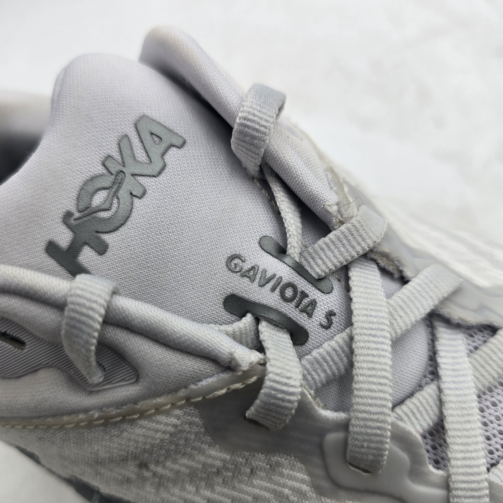 Hoka Gaviota 5 Mens US 11.5 2E EE Wide Running Shoes Walking Gym White 1134234 thumbnail 7