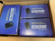 Strategic Tools & Equipment OFRKIT 3-Pc Oil Filter Wrench & Spill Boot Kit 7380