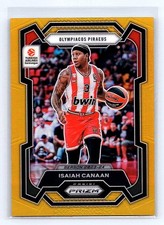 Isaiah Canaan 2023-24 Panini Prizm EuroLeague #40 Gold Prizm #/10